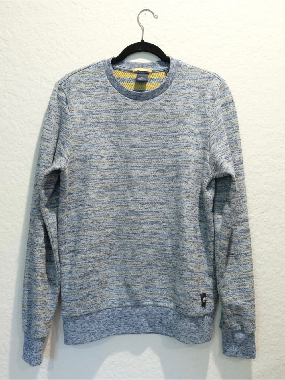 Scotch & Soda Vacay Everyday Crewneck Sweatshirt Size M Blue Yellow Preppy